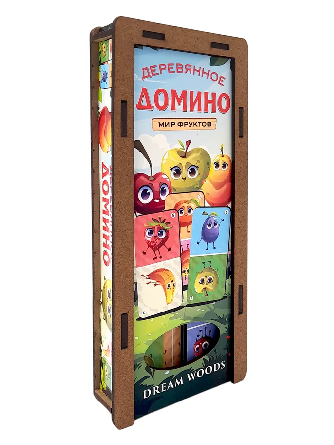 Домино «Фрукты» — деревянный пазл Dream Woods