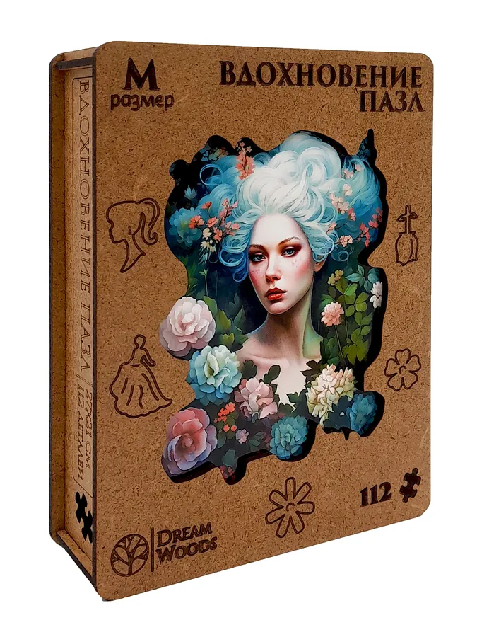Пазл фигурный «Вдохновение» — деревянный пазл Dream Woods